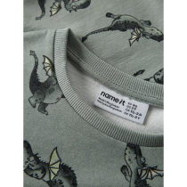 NAME IT Sweatshirt Kasse Green Milieu